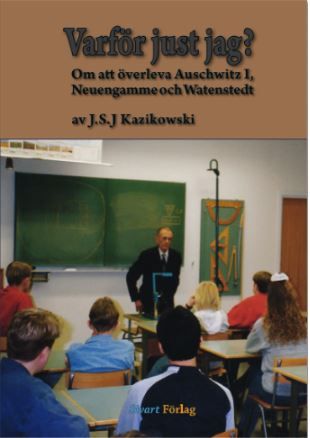 Omslaget till "Varför just jag", bok om Auschwitz