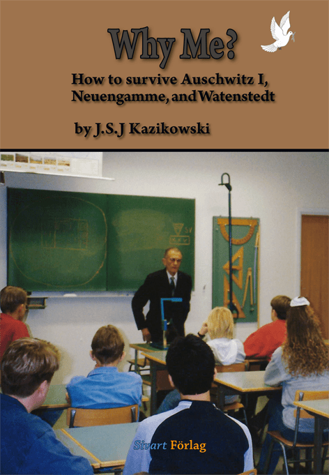 Cover of the book "Why me?", about the concentration camps